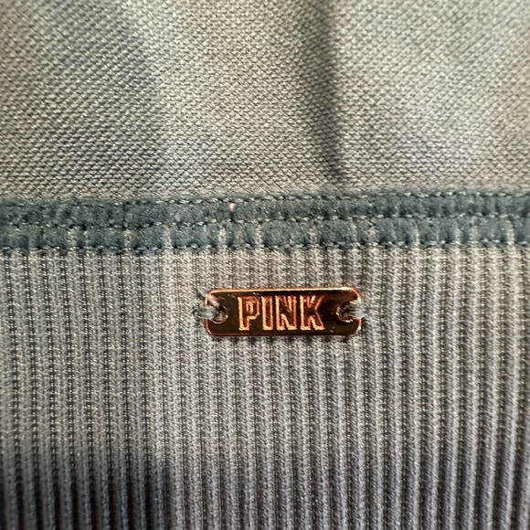 EUC VS Pink Sport bra seamless lightly line ombré seafoam to denim blue 14” P2P - Picture 3 of 4